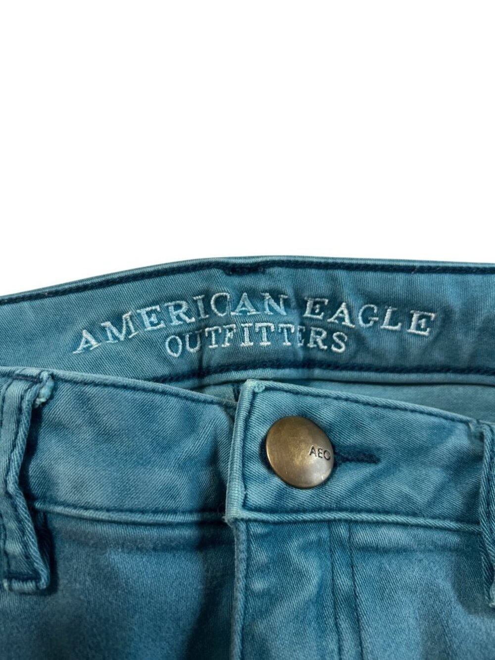American Eagle Outfitters Sky High Jegging Teal - Picture 5 of 8